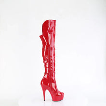 Cargar imagen en el visor de la galería, Tacones Pleaser DELIGHT-3018 Rojo Str. Charol
