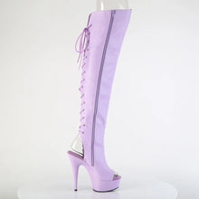Load image into Gallery viewer, Tacones Pleaser DELIGHT-3019 Lavanda Piel Sintética
