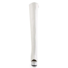 Load image into Gallery viewer, Tacones Pleaser DELIGHT-3019 Blanco Piel Sintética
