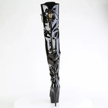 Cargar imagen en el visor de la galería, Tacones Pleaser DELIGHT-3022 Negro Str Charol

