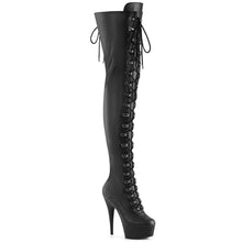 Cargar imagen en el visor de la galería, Tacones Pleaser DELIGHT-3022 Negro Piel Sintética
