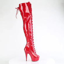 Carregar imagem no visualizador da galeria, Tacones Pleaser DELIGHT-3022 Rojo Str Charol
