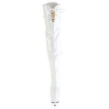 Load image into Gallery viewer, Tacones Pleaser DELIGHT-3022 Blanco Str Charol
