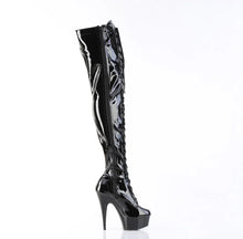 Carregar imagem no visualizador da galeria, Tacones Pleaser DELIGHT-3023 Negro Str Charol

