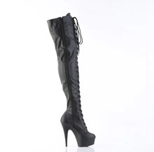 Cargar imagen en el visor de la galería, Tacones Pleaser DELIGHT-3023 Negro Str Piel

