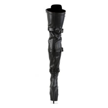 Cargar imagen en el visor de la galería, Tacones Pleaser DELIGHT-3028 Negro Str Piel
