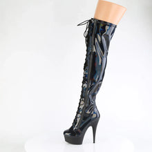 Load image into Gallery viewer, Tacones Pleaser DELIGHT-3029 Negro Str Hologram
