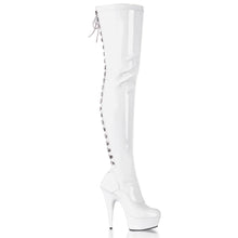 Load image into Gallery viewer, Tacones Pleaser DELIGHT-3063 Blanco Str Charol
