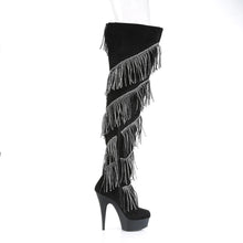 Cargar imagen en el visor de la galería, Tacones Pleaser DELIGHT-3065 Negro Faux Suede
