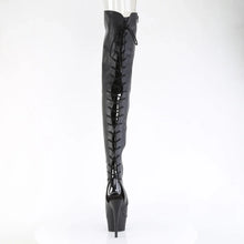 Load image into Gallery viewer, Tacones Pleaser DELIGHT-4019 Negro Faux Le
