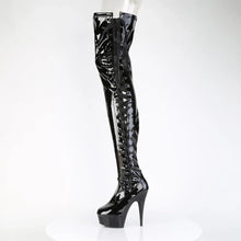 Cargar imagen en el visor de la galería, Tacones Pleaser DELIGHT-4050 Negro Str Charol
