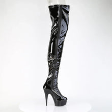 Cargar imagen en el visor de la galería, Tacones Pleaser DELIGHT-4050 Negro Str Charol
