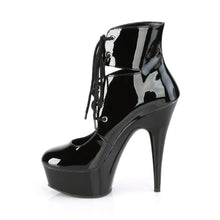 Cargar imagen en el visor de la galería, Tacones Pleaser DELIGHT-600-22 Negro Charol
