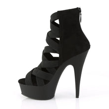 Carregar imagem no visualizador da galeria, Tacones Pleaser DELIGHT-600-24 Negro Elastic Band
