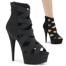 Carregar imagem no visualizador da galeria, Tacones Pleaser DELIGHT-600-24 Negro Elastic Band
