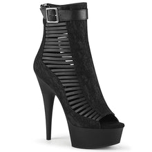 Carregar imagem no visualizador da galeria, Tacones Pleaser DELIGHT-600-27LC Negro Piel Sintética
