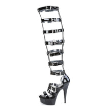 Load image into Gallery viewer, Tacones Pleaser DELIGHT-600-46 Negro Charol
