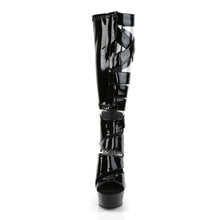 Load image into Gallery viewer, Tacones Pleaser DELIGHT-600-49 Negro Str Charol
