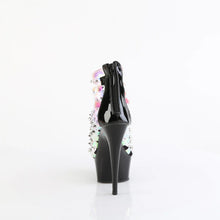 Cargar imagen en el visor de la galería, Tacones Pleaser DELIGHT-600-9 Holo Negro Charol
