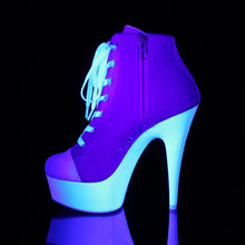 Carregar imagem no visualizador da galeria, Tacones Pleaser DELIGHT-600SK-02 Rosa Canvas Neon
