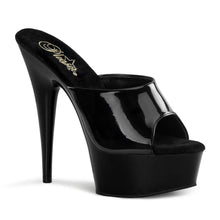 Cargar imagen en el visor de la galería, Tacones Pleaser DELIGHT-601 Negro Charol
