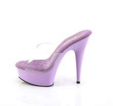 Load image into Gallery viewer, Tacones Pleaser DELIGHT-601 Transparente Lavanda
