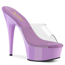 Load image into Gallery viewer, Tacones Pleaser DELIGHT-601 Transparente Lavanda
