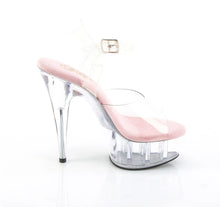 Load image into Gallery viewer, Tacones Pleaser DELIGHT-608 Transparente B. Rosa
