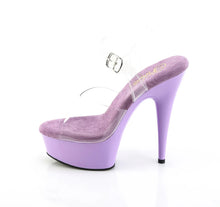 Cargar imagen en el visor de la galería, Tacones Pleaser DELIGHT-608 Transparente Lavanda
