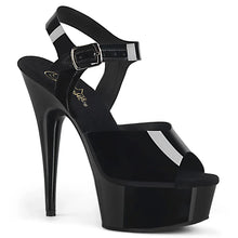 Cargar imagen en el visor de la galería, Tacones Pleaser DELIGHT-608N Negro (jelly Like)
