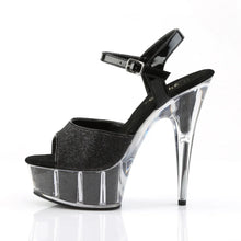 Load image into Gallery viewer, Tacones Pleaser DELIGHT-609-5G Negro Gltr
