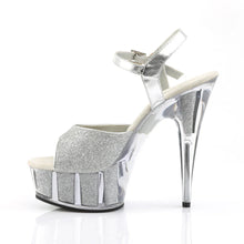 Carregar imagem no visualizador da galeria, Tacones Pleaser DELIGHT-609-5G Plata Gltr

