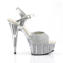 Carregar imagem no visualizador da galeria, Tacones Pleaser DELIGHT-609-5G Plata Gltr
