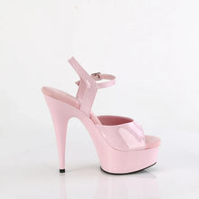Load image into Gallery viewer, Tacones Pleaser DELIGHT-609 B. Rosa Charol
