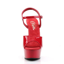 Cargar imagen en el visor de la galería, Tacones Pleaser DELIGHT-609 Rojo Charol
