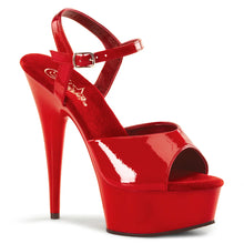 Cargar imagen en el visor de la galería, Tacones Pleaser DELIGHT-609 Rojo Charol
