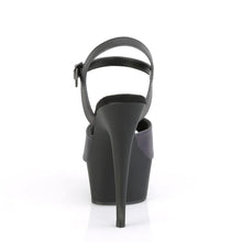 Cargar imagen en el visor de la galería, Tacones Pleaser DELIGHT-609REFL Verde Reflective Negro
