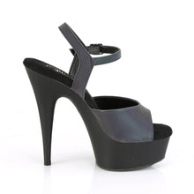 Cargar imagen en el visor de la galería, Tacones Pleaser DELIGHT-609REFL Verde Reflective Negro
