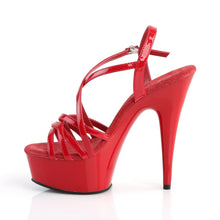 Cargar imagen en el visor de la galería, Tacones Pleaser DELIGHT-613 Rojo Charol
