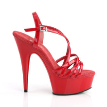Cargar imagen en el visor de la galería, Tacones Pleaser DELIGHT-613 Rojo Charol
