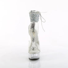 Carregar imagem no visualizador da galeria, Tacones Pleaser DELIGHT-624RS-02 Transparente Plata

