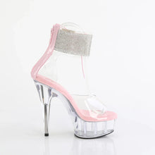 Cargar imagen en el visor de la galería, Tacones Pleaser DELIGHT-624RS Transparente B. Rosa
