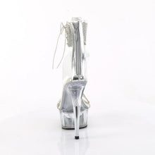 Cargar imagen en el visor de la galería, Tacones Pleaser DELIGHT-627RS Transparente Plata
