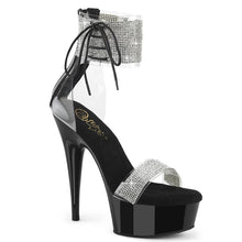 Carregar imagem no visualizador da galeria, Tacones Pleaser DELIGHT-627RS Transparente Negro
