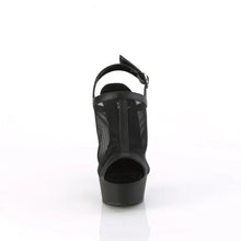 Load image into Gallery viewer, Tacones Pleaser DELIGHT-636 Negro Faux Le
