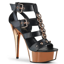 Cargar imagen en el visor de la galería, Tacones Pleaser DELIGHT-658 Negro Piel Sintética
