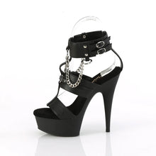 Load image into Gallery viewer, Tacones Pleaser DELIGHT-661 Negro Piel Sintética
