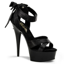 Cargar imagen en el visor de la galería, Tacones Pleaser DELIGHT-668 Negro Satin
