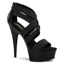Cargar imagen en el visor de la galería, Tacones Pleaser DELIGHT-669 Negro Elastic Band
