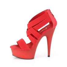 Cargar imagen en el visor de la galería, Tacones Pleaser DELIGHT-669 Rojo Elastic Band
